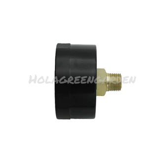 เกจวัดแรงดัน 12bar เกลียวนอก1/4 12.7mm Pressure Gauge เกจลม เกจแรงดันน้ำ พ่นหมอก Meter Gauge ขนาด52*52mm