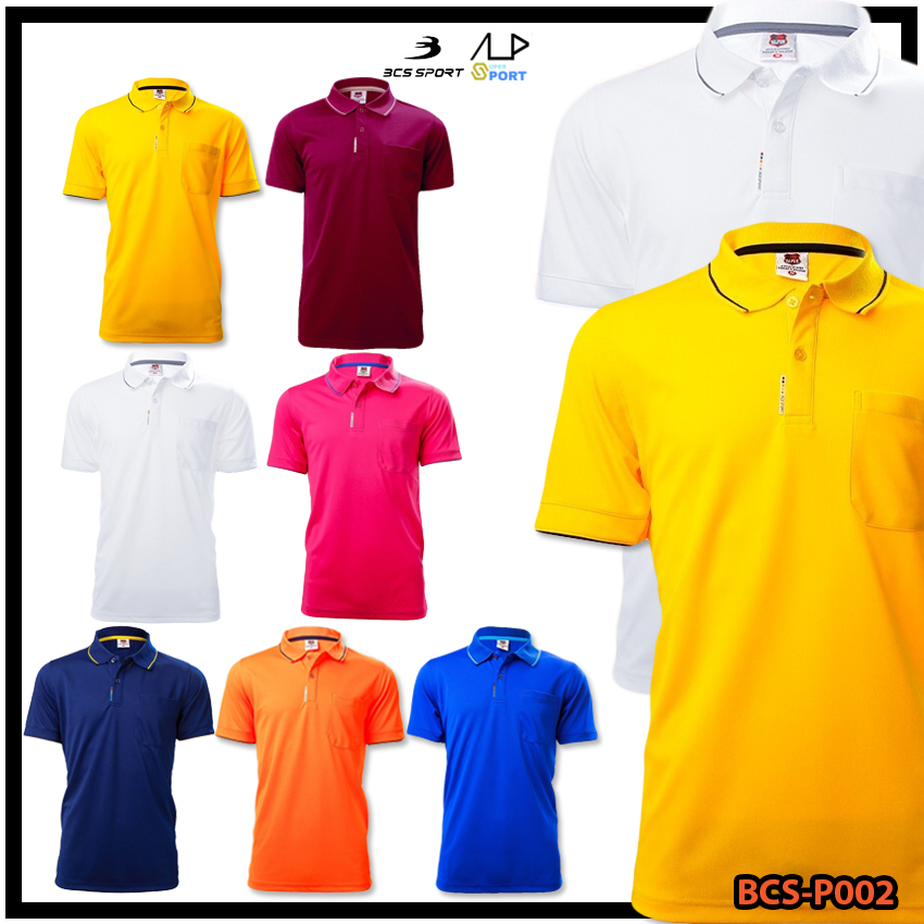 💥ลดโหดสูงสุด 1,000 บาท💥 เสื้อโปโลชาย BCS SPORT แขนสั้น EVERYDAY POLO รุ่น P002 P002M S1 แท้100%