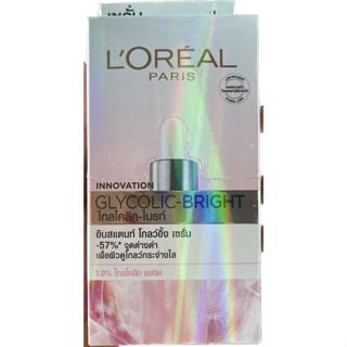 Loreal Glycolic ได้รับ1กล่องมี6ซอง ผิวโกลว์, ไกโคลิค เซรั่ม, ลอรีอัล ไกโคลิค เซรั่ม แบบซอง 6มล.X6ซอง