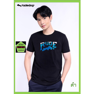 Rudedog เสื้อคอกลม ชาย หญิง สีดำ รุ่น Mica