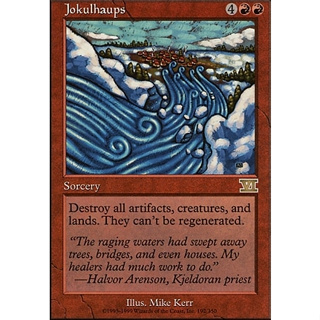 Jokulhaups การ์ด Magic The Gathering ของแท้ จากชุด 6th Edition