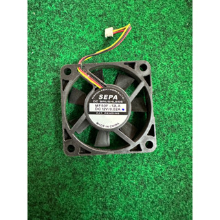 พัดลม 12V 3 Pin  ขนาด 5x5 cm หนา 1 cm พัดลม inverter  จำนวน 1 ตัว
