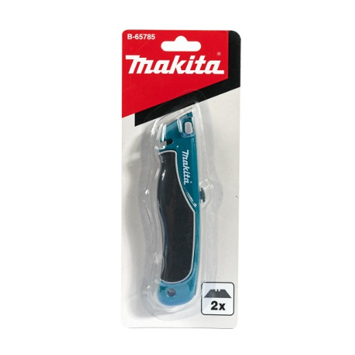 MAKITA มีดอเนกประสงค์ 2ใบมีด รุ่น B-65785 มีปุ่มเพื่อรองรับการเปลี่ยนใบมีดได้อย่างสะดวกและปลอดภัย ขอ