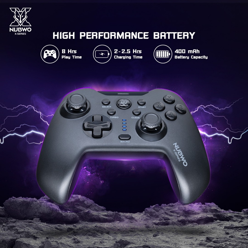🔥ขายดีมาก🔥⚡️จอยเล่นเกมส์⚡️ NUBWO รุ่น NX-J2 ,NX-J1, NX-J3 SEVERUS 2.4Ghz Wireless Gaming Controller EGA