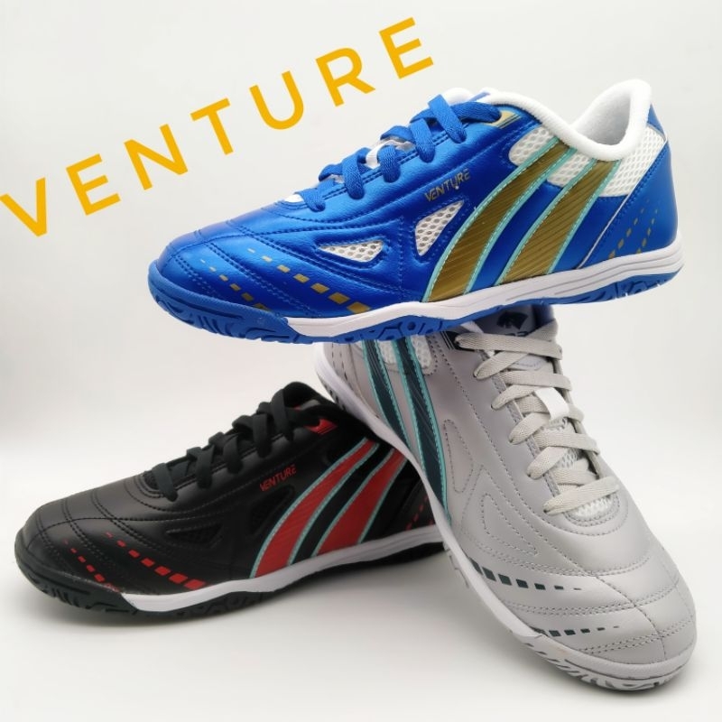 (PANลิขสิทธิ์ )ไซส์ 39-45 รองเท้าฟุตซอล PAN VENTURE โมลด์พื้นใหม่พื้นยางหนึบ