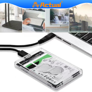 USB3.0 to 2.5”SATA External Hard Drive Enclosure Hard Disk Storage Box with SATA to USB Connector Cable