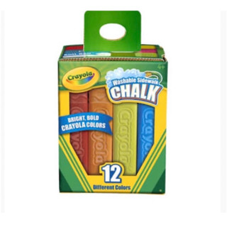 Crayola washable side walk chalk 12 colors