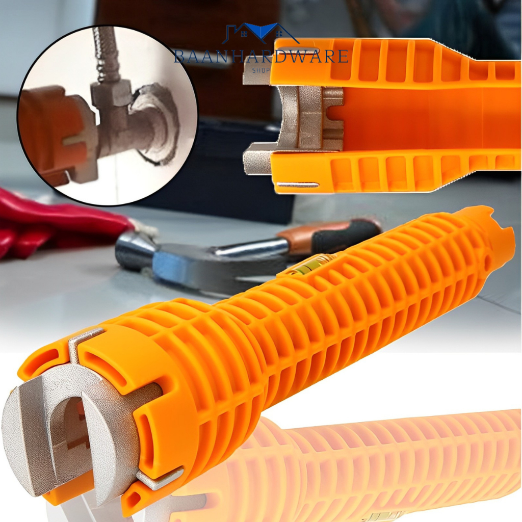 BAANHARDWARE ประแจข้าง ประแจปากตาย บล็อกขันก๊อก ประแจขันน็อตใต้อ่างอเนกประสงค์ เครื่องมือขันก๊อกน้ำ