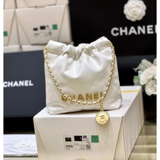 🔥พร้อมส่งNew CHANEL 22 MINI Handbag(งานเทพ) 📌หนังอิตาลีนำเข้างานเทียบแท้