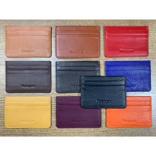 กระเป๋าหนังแท้ 100% ซองการ์ด card holder wallet กระเป๋าบัตรเครดิต แบบบาง