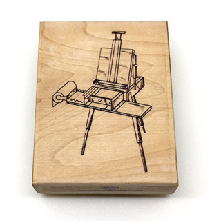 EASEL Wood Stamp แสตมป์ไม้