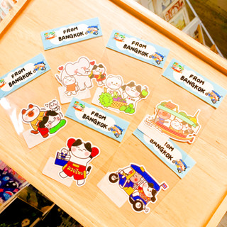 Die cut sticker สติกเกอร์ไดคัทน้องเหมียวรุ่น From Bangkok [PLARIEX]