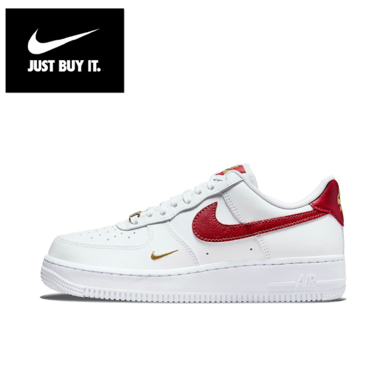 Nike Air Force 1 Low 07 essential white red ของแท้ 100%