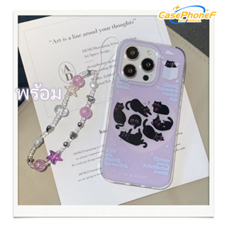 ✨ส่งของขวัญ✨เคส for iPhone 11 14 Pro Max Case for iPhone 12 13 ป้องกันการตก การป้องกัน พร้อม การ์ตูน หวานสวย แฟชั่น