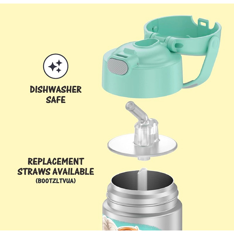 ✅Thermos ‼️รุ่นใหม่‼️ 355 ml (12 0z) อะไหล่หลอด F-410 และ F-401 usa 💰จ่ายปลายทางได้💵แท้💯