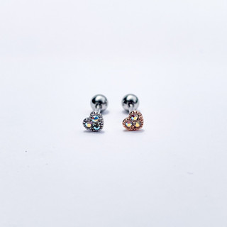 จิวต่างหูเกาหลี More Than Piercing: A025 Tiny Sassy Heart
