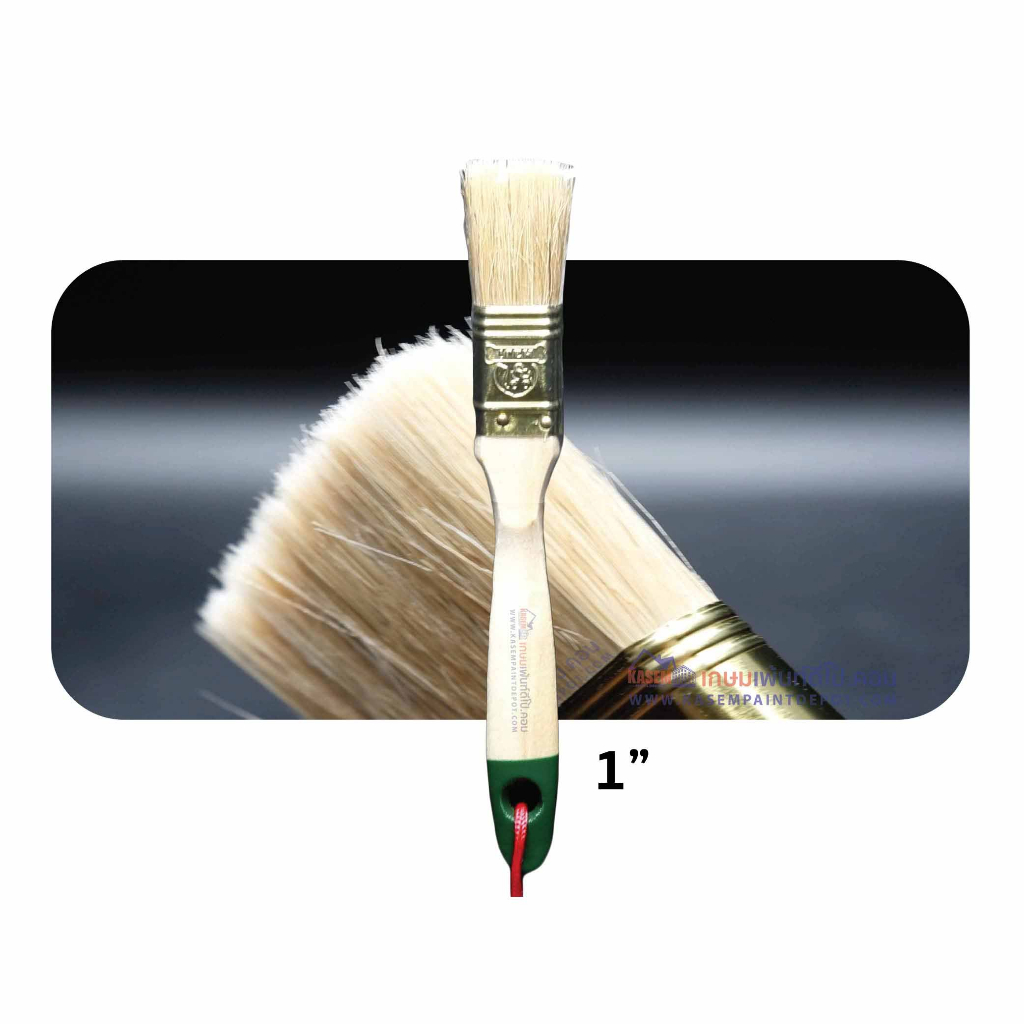 Paint Brush 1" Haji แปรงทาสี ฮาจิ 1 นิ้ว (ตราหมา)