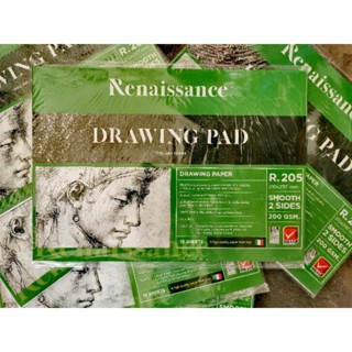 สมุดวาดเขียน​ Renaissance Drawing pad R205 ขนาด A4