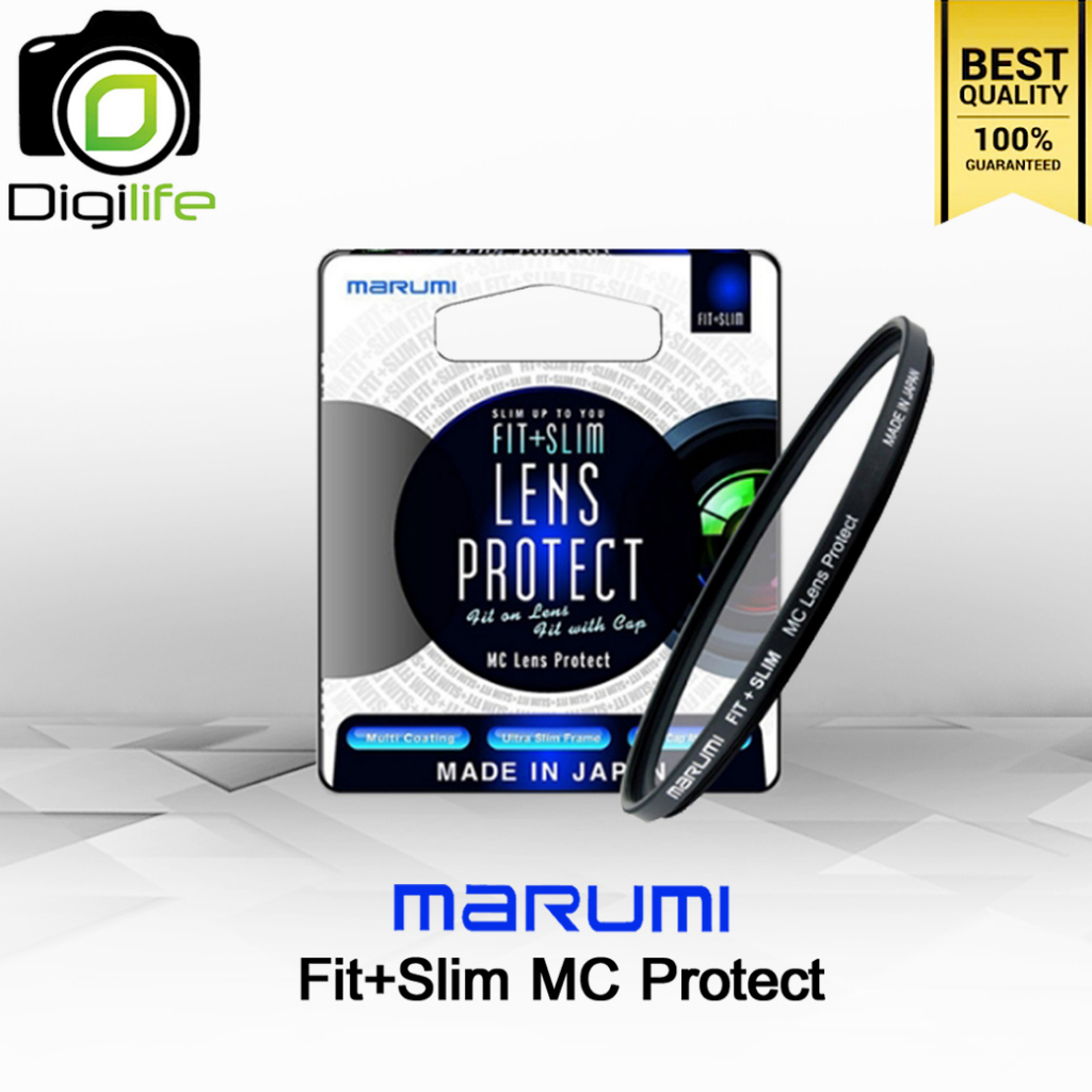 Marumi Filter Fit+Slim MC Protect มัลติโค้ด ขนาด 37 , 40.5 , 46 , 49 , 52 , 55 , 58 , 67 , 72 , 77 ,