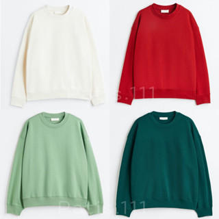 เสื้อสเวคเตอร์ ผ้าใส่สบาย H&amp;M แขนยาว | SWm