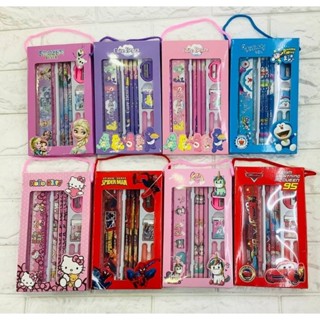 ชุดเครื่องเขียน ลายการ์ตูน พร้อมส่ง