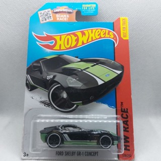 รถเหล็ก Hotwheels FORD SHELBY GR 1 CONCEPT สีเขียว (ib41)