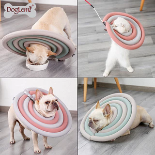 Happy PETs คอลล่ากันเลีย ป้องกันการกัด น้ำหนักเบา เลียน้ำ กินข้าวได้ สำหรับแมว สุนัข ปลอกคอสัตว์เลี้ยง DogLemi