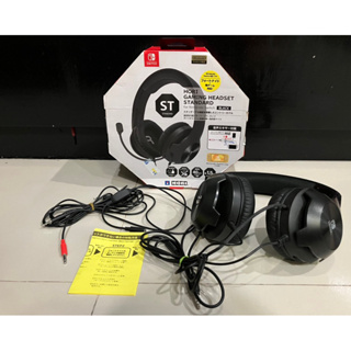 Hori gaming headset standard for Nintendo Switch black งานกล่อง สภาพสินค้าดีเลยค่ะสวยเหมือนใหม่