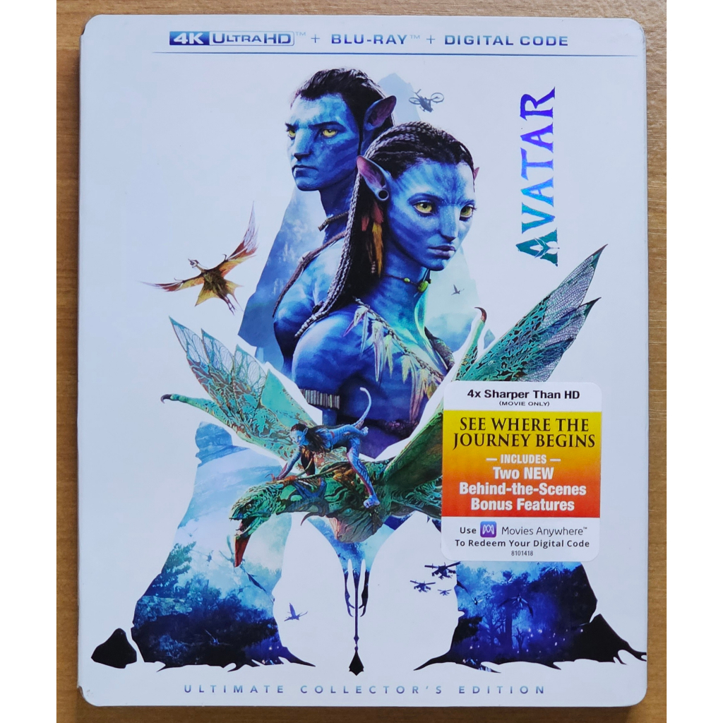 [Bluray 4K แผ่นแท้] Avatar (2009) / อวตาร (4K+Blu-ray) (มือหนึ่ง 3 Disc)​