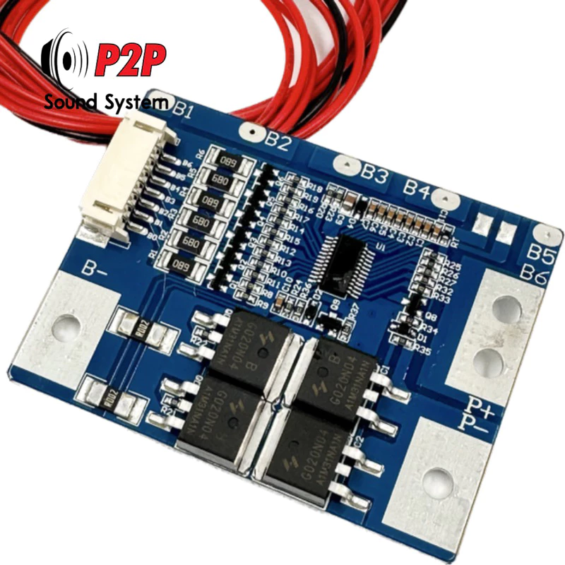 BMS 6s 20A lipo4 32650 32700 21.9v