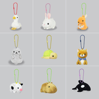 (พร้อมส่ง) ตุ๊กตา พวงกุญแจ amufun Puchimaru Animals DX