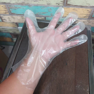 ถุงมือพลาสติกยาว หยิบอาหาร รักษา​ความสะอาด