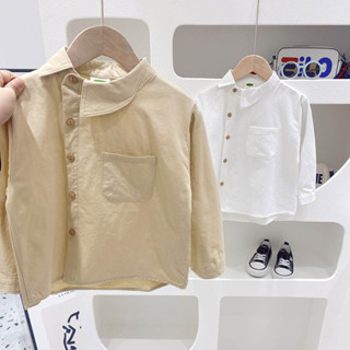 🛒พร้อมส่ง ☑️ เส้ื้อเชิ้ตเด็กแขนยาว