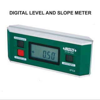 ระดับน้ำดิจิตอล Digital Level And Slope Meter INSIZE 2179-360 โปรแทรคเตอร์ ตั้งองศา ตั้งระดับ ชิ้นงาน วัดองศา วัดมุม