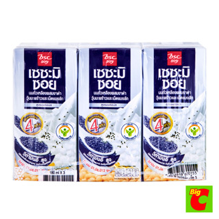 บีเอสซี เซซะมิซอย น้ำนมถั่วเหลืองผสมงาดำวุ้นมะพร้าวและเม็ดแม…