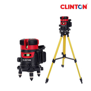 เครื่องวัดระดับเลเซอร์ 5 เส้น (ลำแสงสีเขียว) Clinton รุ่น FER-LASER5