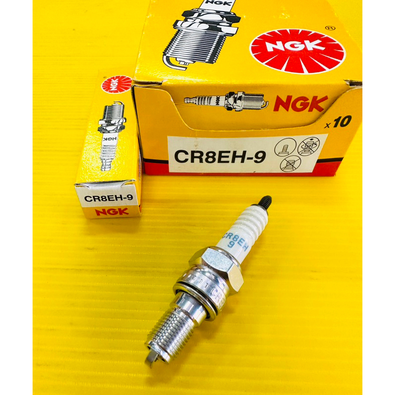 หัวเทียน cr8eh-9 ngkแท้100% หัวเทียน click110 คาบู airblade 4จังหวะเกลียวยาว หัวเทียน cr8eh-9 ราคาต่