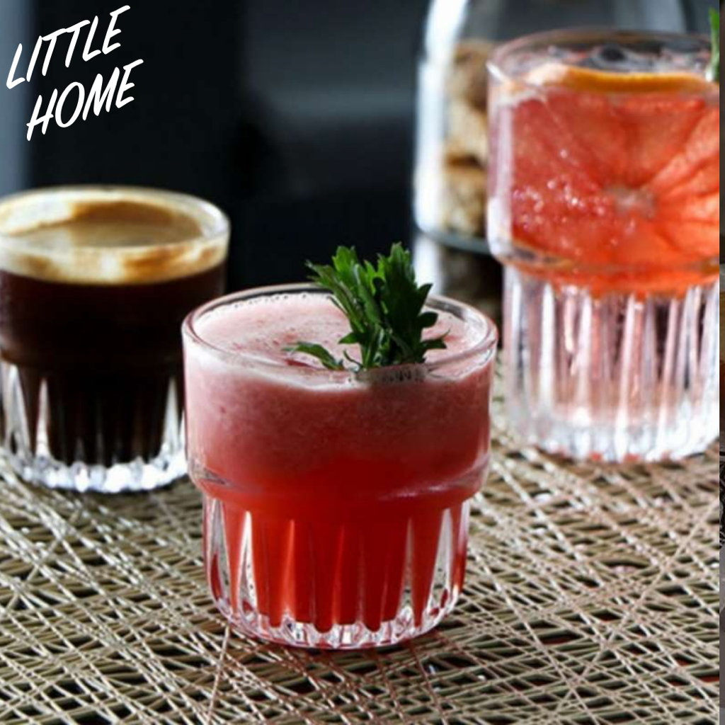 LITTLEHOME - BM5008 แก้ว แก้วน้ำ ขนาด 160 - 260 - 380 ml (A0)