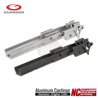 Guarder Aluminum Frame for Marui Hi-CAPA 4.3 (NO Marking / Silver)