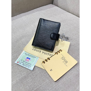 🌸Louis Vuitton Agenda Mini Notebook Cover Epi Leather Black Dc.97 สวยเดิม ⭐️ พร้อมส่งค่ะ ⭐️