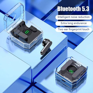 หูฟังบลูทูธไร้สาย 5.3 ไมค์โครโฟนในตัว Wireless Bluetooth 5.3 HI-FI Audio หูฟังบลูทูธ การตัดเสียงรบกวน