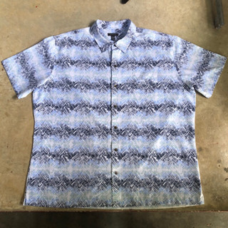 เสื้อฮาวาย Vtg.Hawaii Shirt VAN HEUSEN MADE IN KENYA Sz.XXL 100% POLYESTER