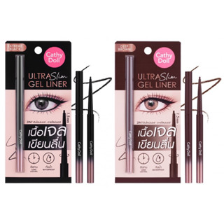 Cathy Doll เคที่ดอลล์ อายไลเนอร์ เนื้อเจล อัลตร้าสลิม 0.07g