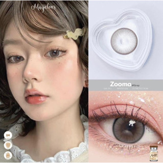 💕 [ มีค่าสายตา ] คอนแทคเลนส์ zooma gray ( Mayalens )