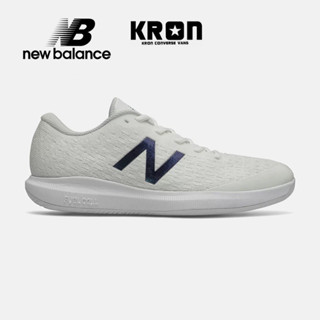 New Balance รองเท้าเทนนิสผู้ชาย FuelCell 996v4 (2E) Wide | White/Blue ( MCH996Z4 )