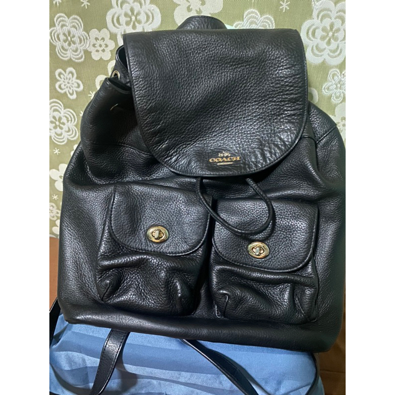 กระเป๋าเป้Coachมือสองสีดำ