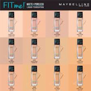 ❤️Love Sale❤️ รองพื้นคุมมัน เมย์เบลลีน ฟิต มี แมท แอนด์ พอร์เลส 30 มล. Maybeline Fit Me Matt+ Poreless SPF 22