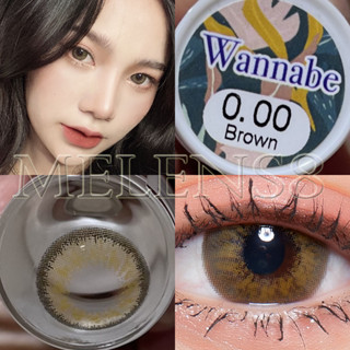 คอนแทคเลนส์  Wannabe ตาโต สายฝอ สีชัด สวยมาก ปังมาก เลนส์นิ่ม อมน้ำ42%