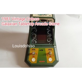 1981 Vintage Nintendo America Coleco Galaxian Tabletop Arcade Game เกมตู้ เกมกดเก่า