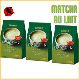 Nittoh-Tea มัทฉะ Au Lait Latte 10 แท่ง / 12 กรัม X3 แพ็ก [ส่งตรงจากญี่ปุ่น]